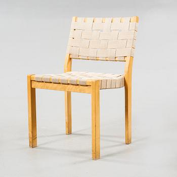 ALVAR AALTO, stolar, 6 st, modell 611, Artek, 1900-talets andra hälft.