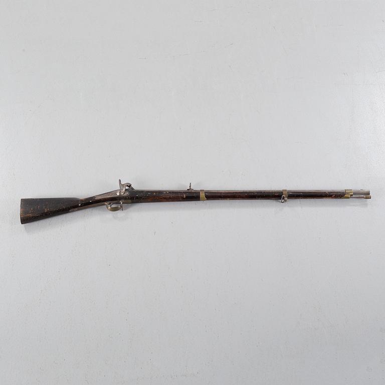 A percussion rifle, m/1857.