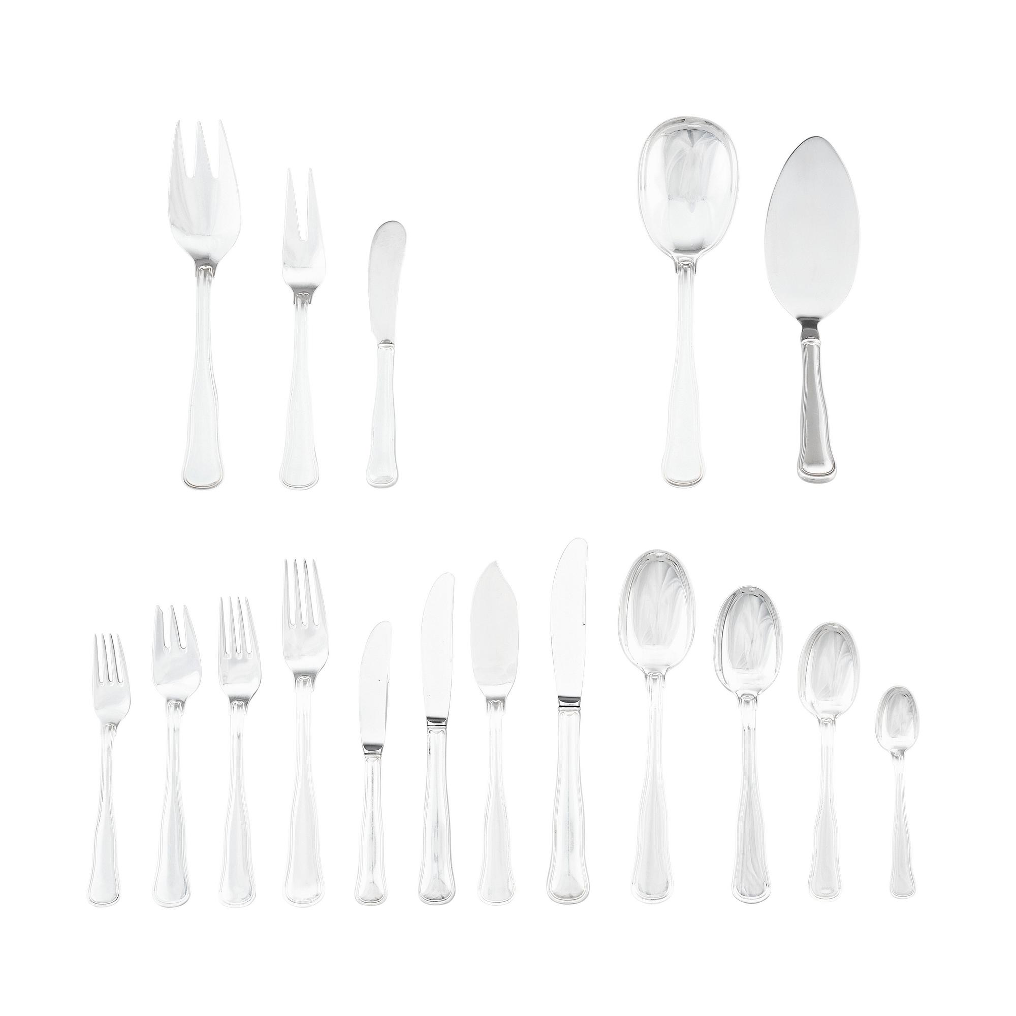 Bestickservis, 189 delar, silver, Cohr, Danmark samt MEMA, Lidköping.