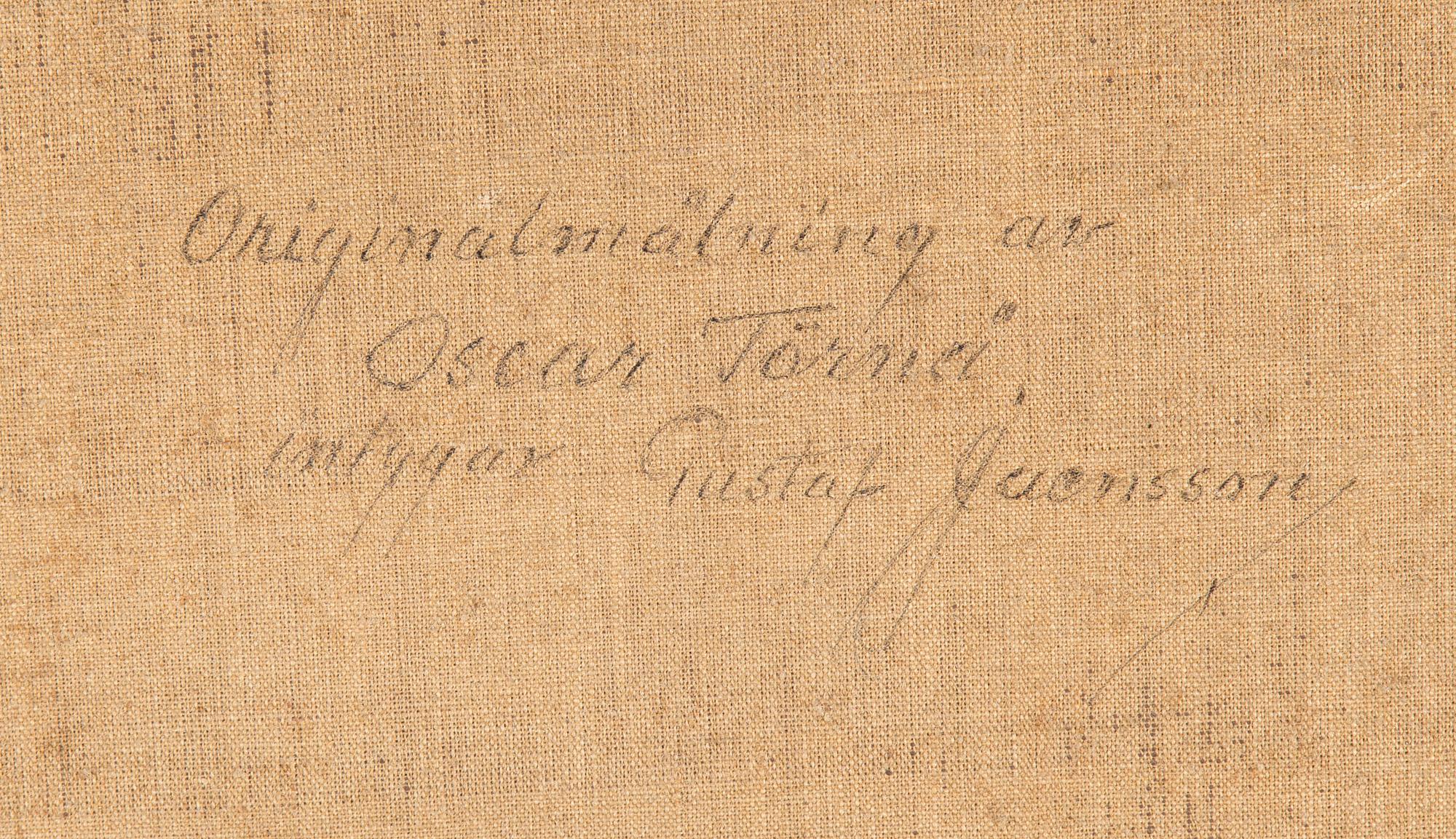 OSCAR TÖRNÅ, oil on canvas, signed and dated.