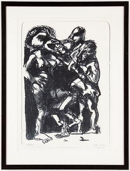 Peter Dahl · PETER DAHL, litografi, arkivex, signerad
