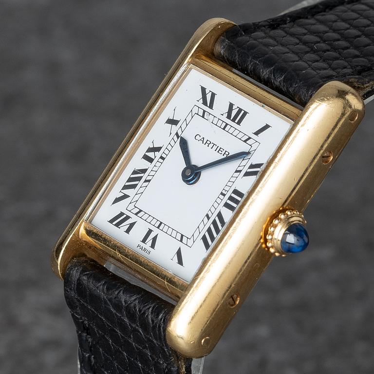 Cartier, Tank, "Paris Dial", ca 1979.