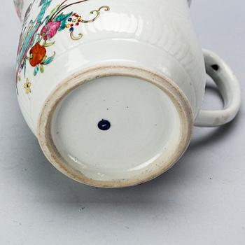 A famille rose jug, Qing dynasty, Qianlong (1736-95).