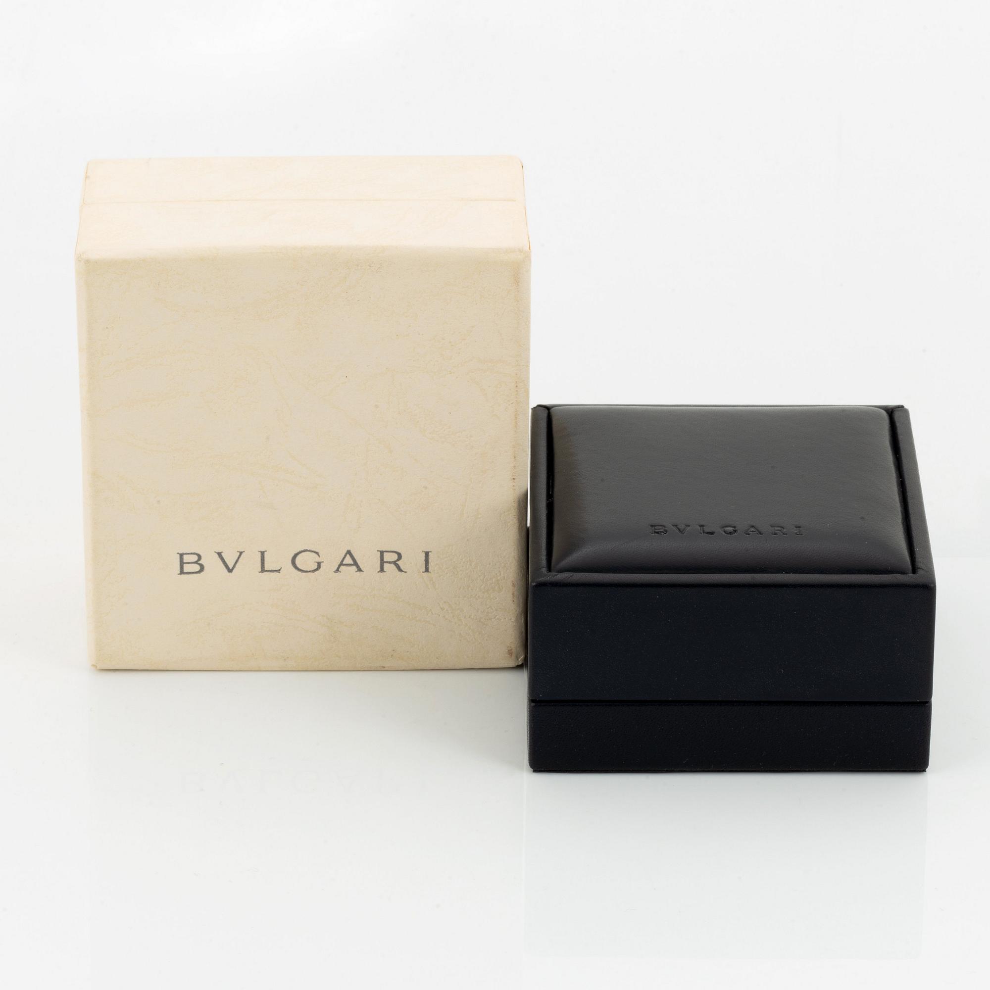 A Bulgari "Tubogas" bracelet in 18K gold and steel.