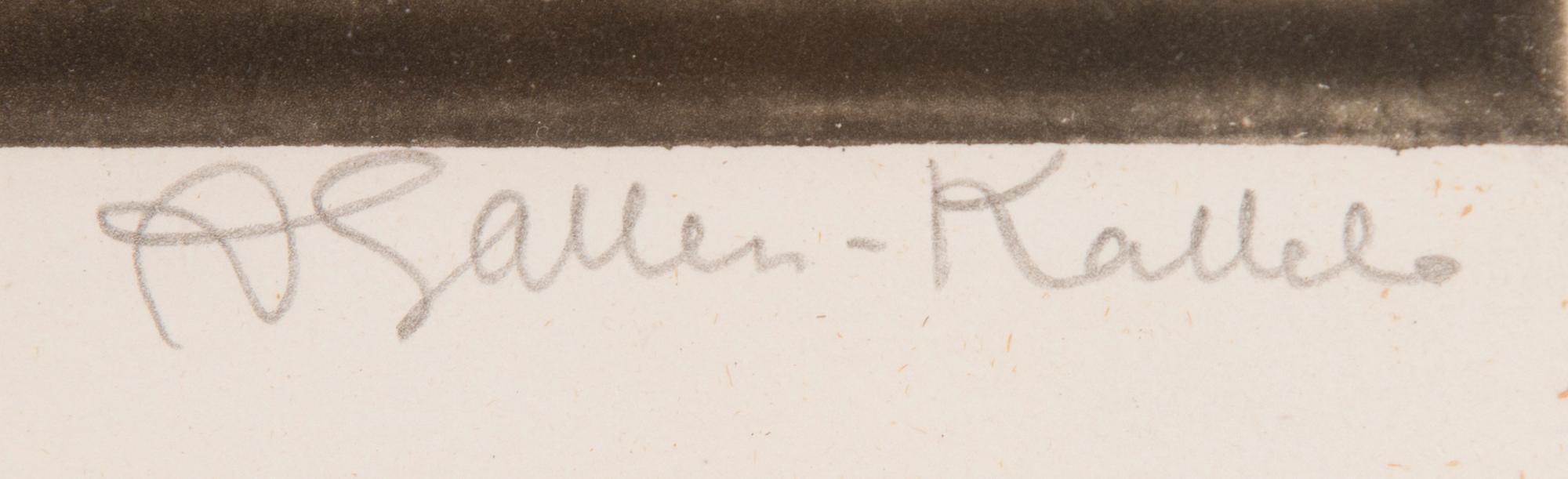 AKSELI GALLEN-KALLELA, heliogravure signed.