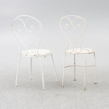 4 + 2 garden chairs, partly "Classic chair no 1" Byarums Bruk.
