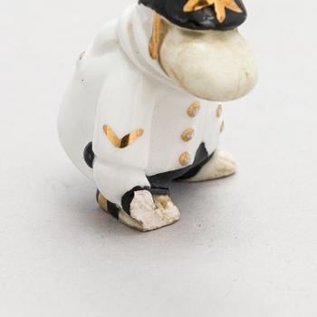 Leo Tykkyläinen, Muumi-figuriineja, 8 kpl,keramiikka, Arabia, 1950-luku.