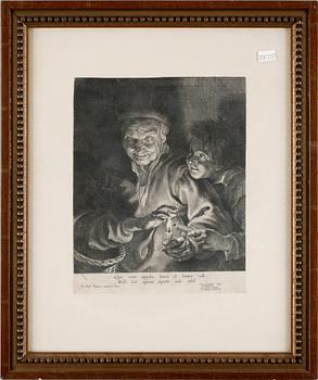 Peter Paul Rubens · PETER PAUL RUBENS, efter, kopparstick.