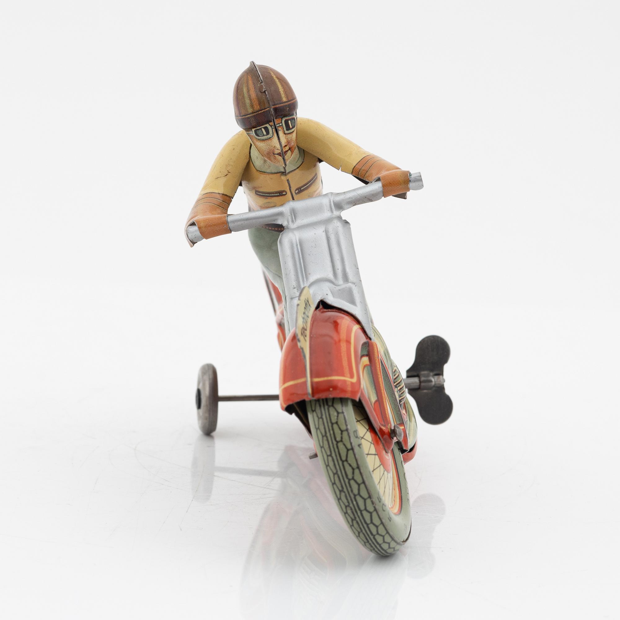 Technofix, a tin motorcycle, Germany ca 1950.