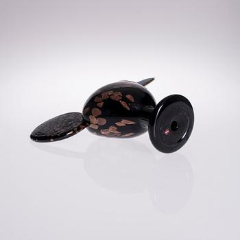 OIVA TOIKKA, FÅGEL, glas, signerad O. Toikka Nuutajärvi, numrerad 306/1000.