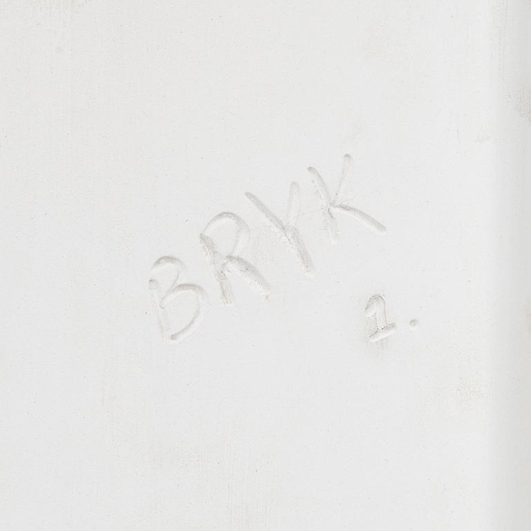 Rut Bryk, a wall relief signed a tergo BRYK.