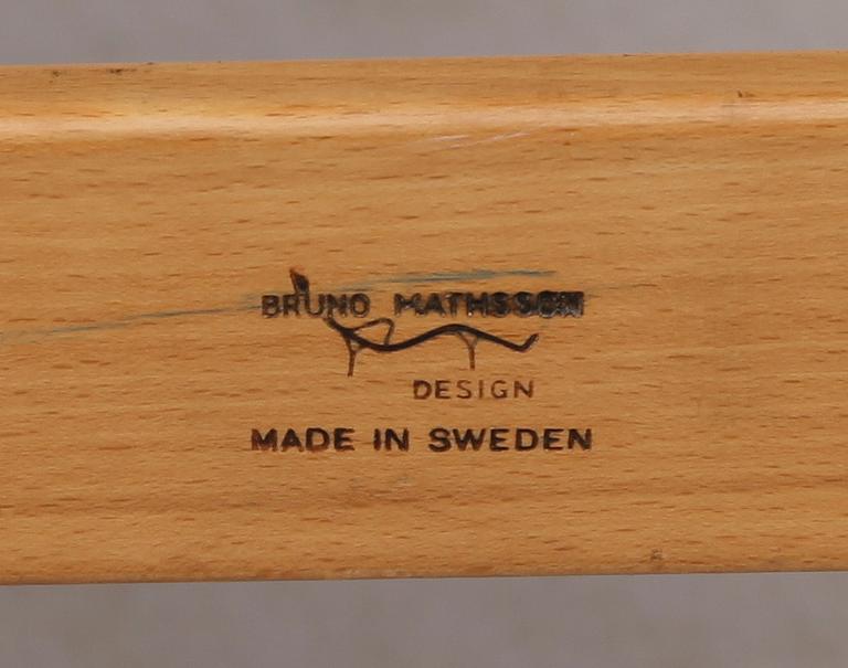 FÅTÖLJ, "Eva hög", Bruno Mathsson, 1900-talets andra hälft.