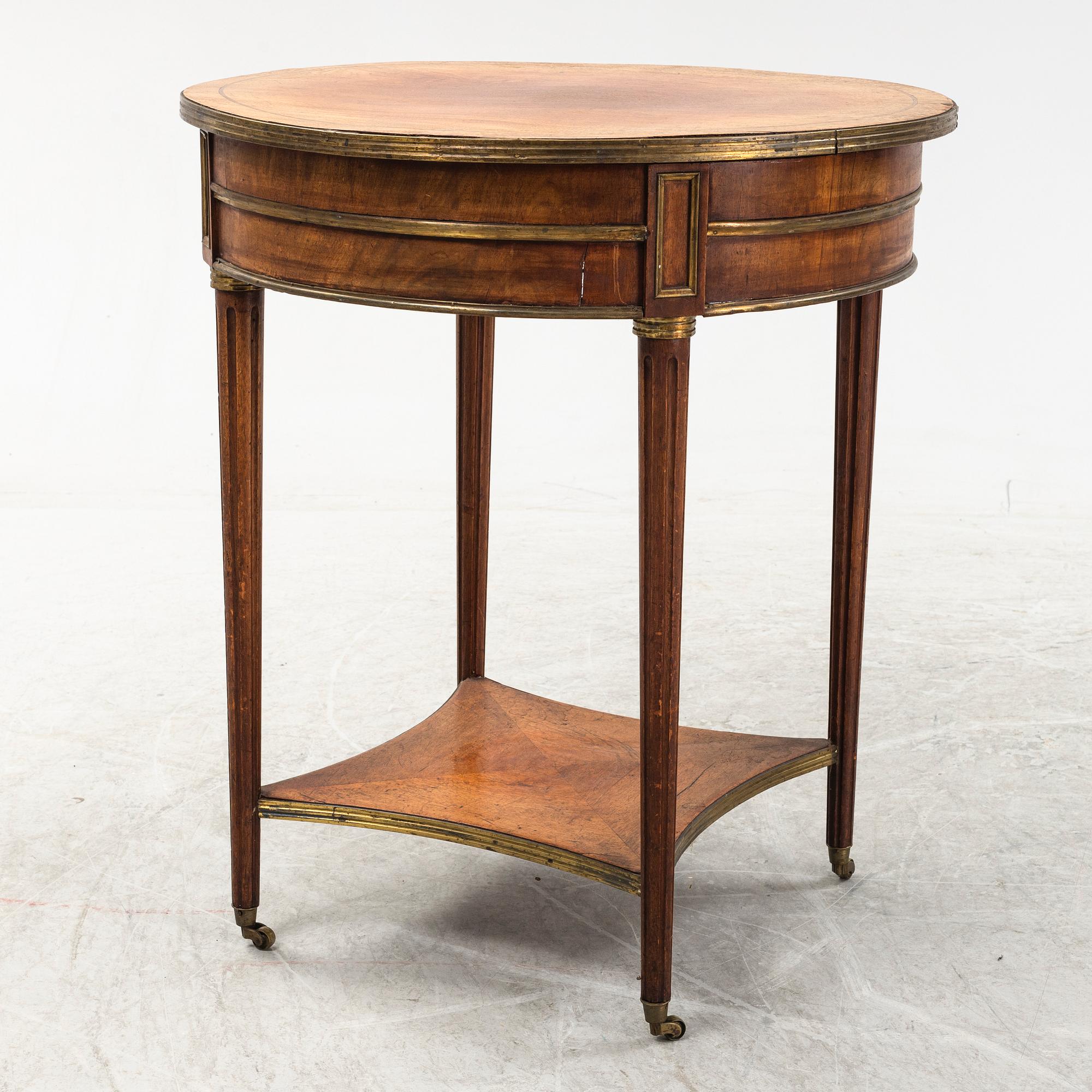 Bord, 1800-talets början.