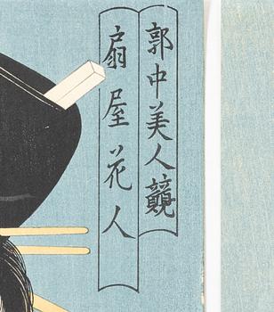 Five woodblock prints from a publication by "Tokyo Bijutsu Kankokai" (Tokyo Art Publishing Association" early 1900s.