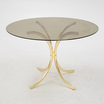Gastone Rinaldi, a dining table and four chairs, Italy, 1970's/80's.