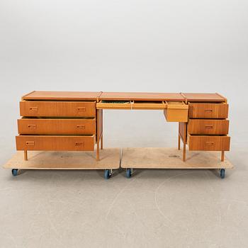 Bertil Fridhagen, sminkbord med stol för Bodafors 1960-tal.