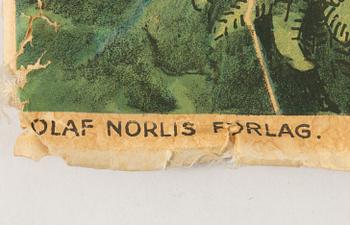 Oliver Neerland, världskarta, 1935.