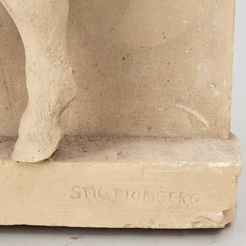 Stig Blomberg, relief, gipsförlaga till M/S Stockholm (1941).