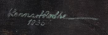 LENNART RODHE, olja på duk, sign o dat 1936.