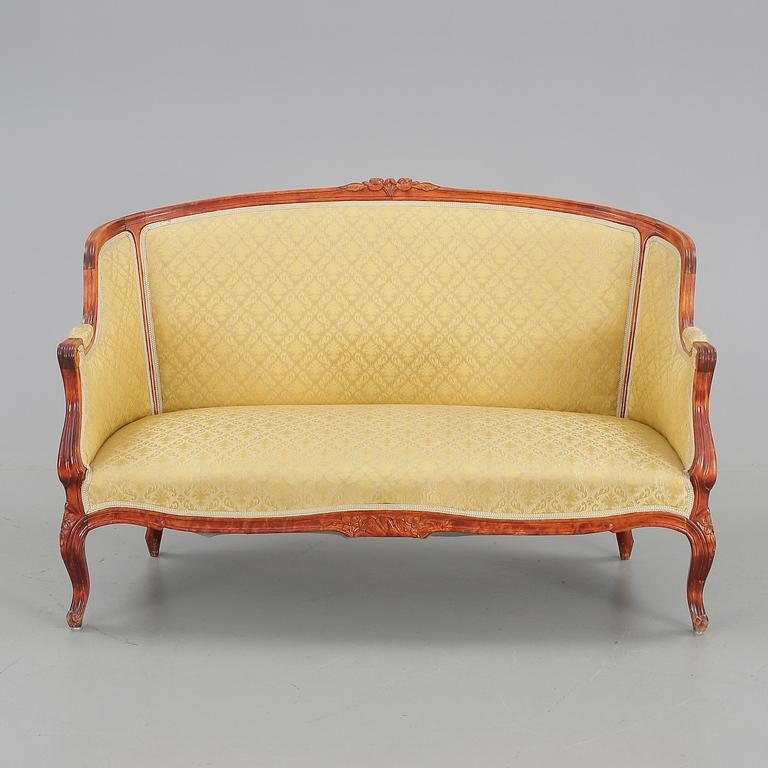 SOFFA, rokokostil, omkr år 1900.