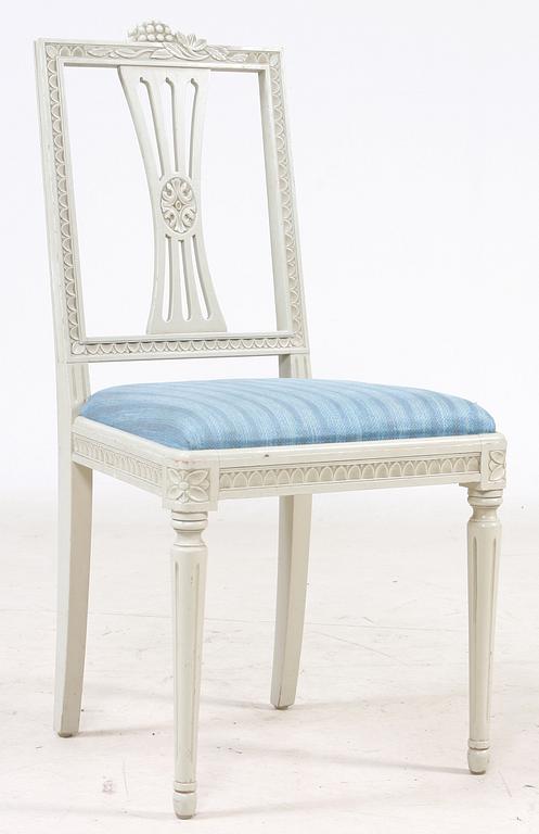 MATGRUPP, 9 delar gustaviansk stil, 1900-tal.