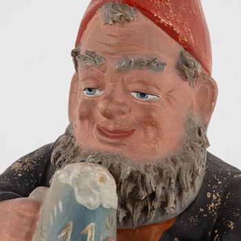 A garden gnome, first half of the 20th Century.