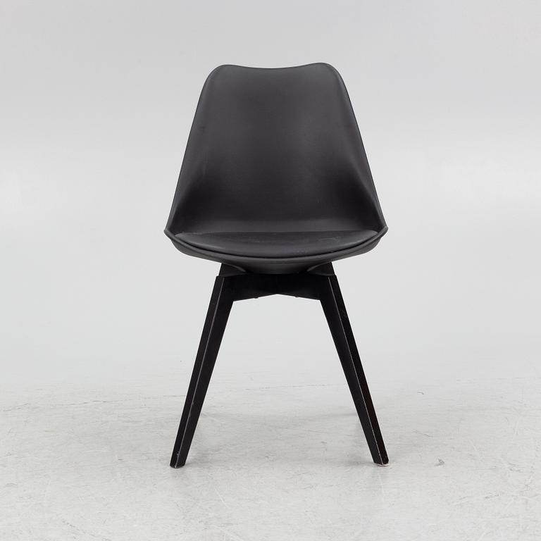 Chairs, 8 pcs, contemporary production.