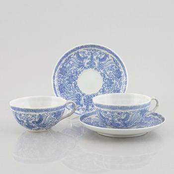 A three pieces Japanese porcelain tea set, first part of the 20th century.