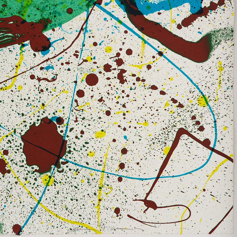 Sam Francis, "For the Blue Sons of the Air".