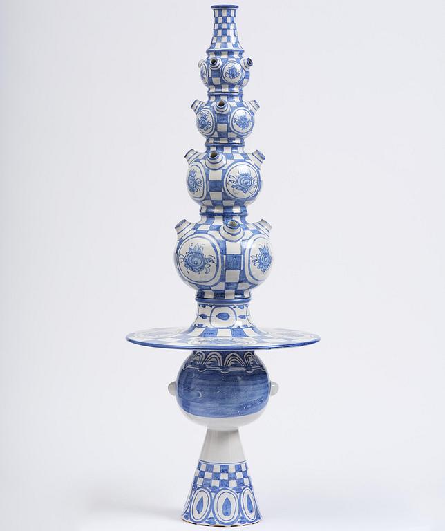 Björn Wiinblad, an imposing ceramic sculpture, Denmark, signed and dated 1971.