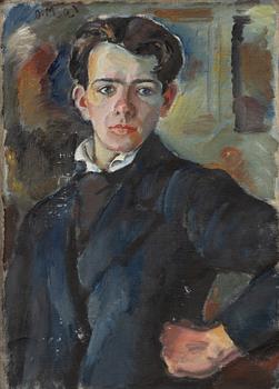 Otto Mattsson, Self-portrait.