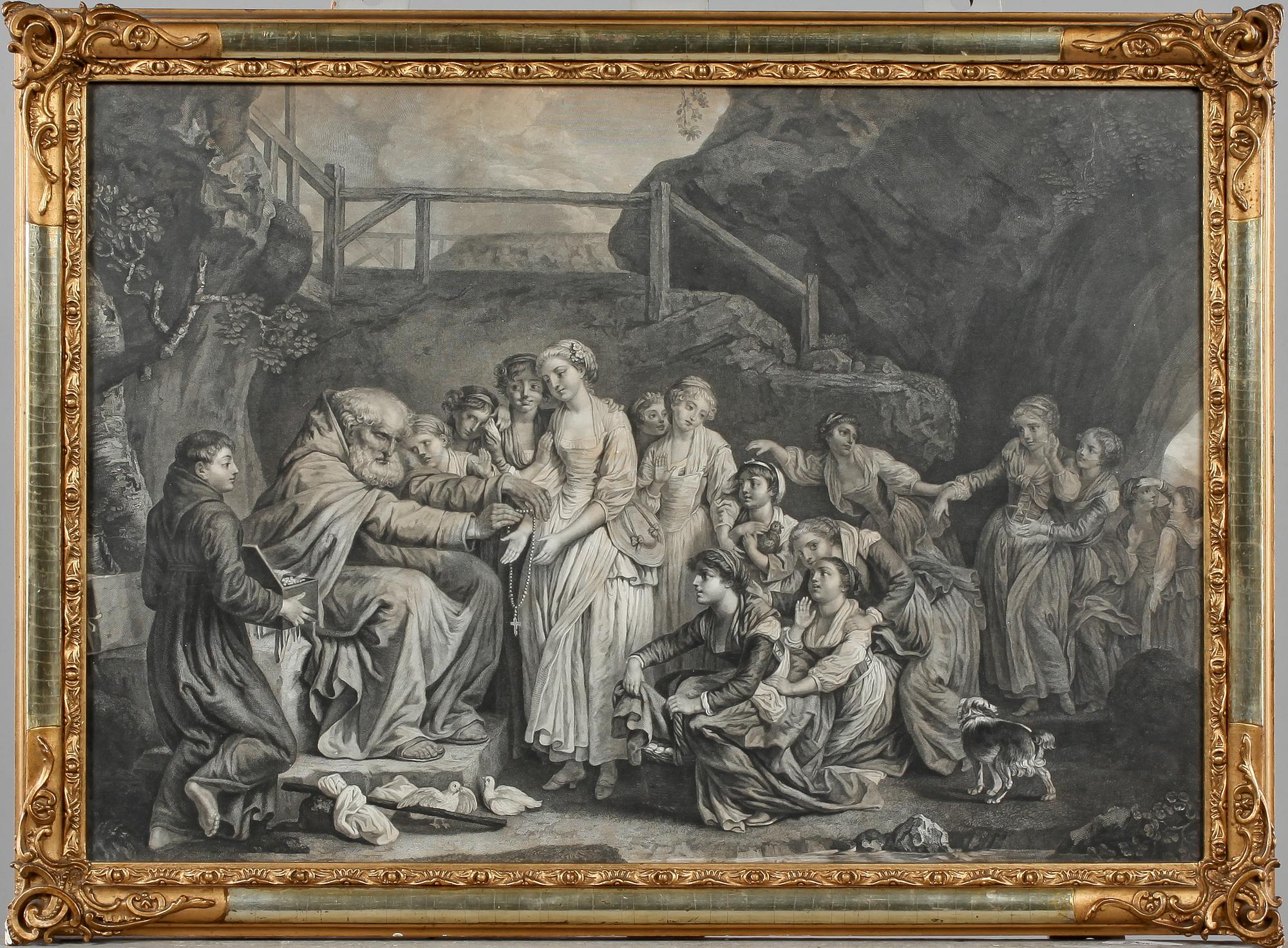 OKÄND KONSTNÄR, kopparstick, 1700/1800-tal.