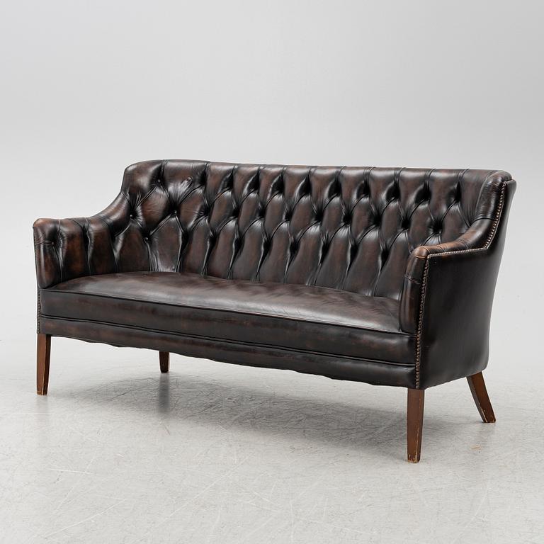 Sofa, purchased from Georg Hensher, second half of the 20th century.