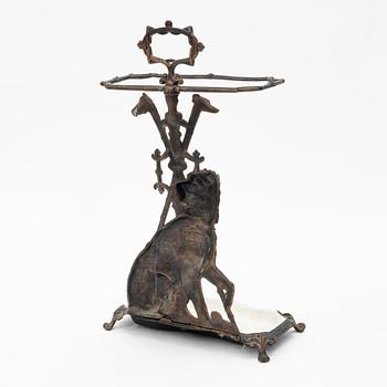 Umbrella stand, circa 1900.