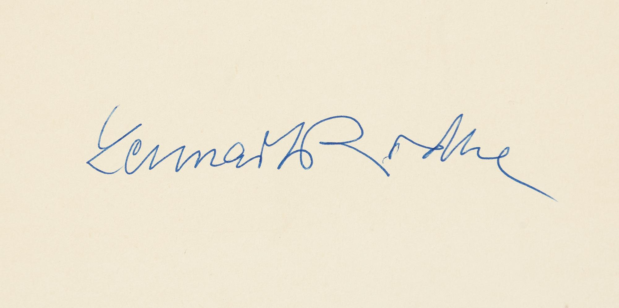 Lennart Rodhe, Utan titel.