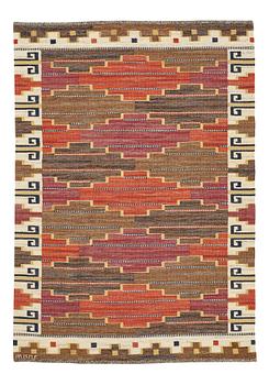 244. Märta Måås-Fjetterström, a carpet, "Bruna heden", flat weave, ca 238,5-241 x 168-172 cm, signed AB MMF.