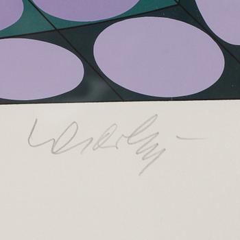 VICTOR VASARELY, färgserigrafi, signerad och numrerad 172/250.