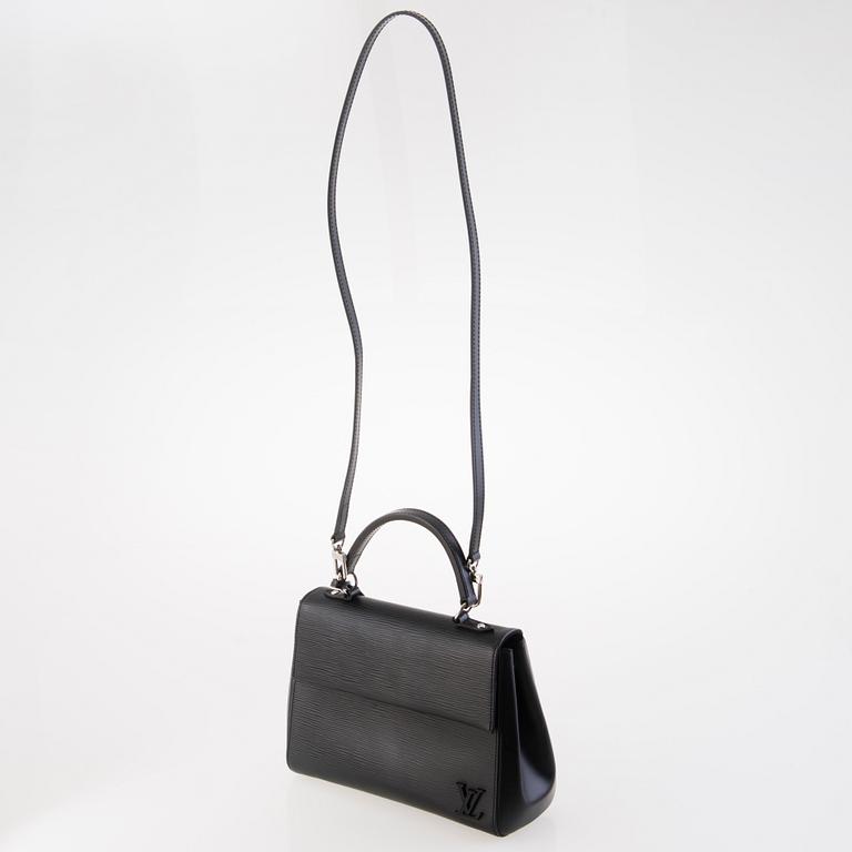 LOUIS VUITTON Black Epi Cluny BB Bag.