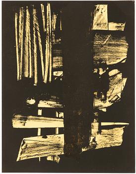 Pierre Soulages, "Lithographie n° 9" 1959.