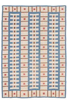 444. Sigvard Bernadotte, a carpet, flat weave, ca 230 x 160 cm, signed SB.