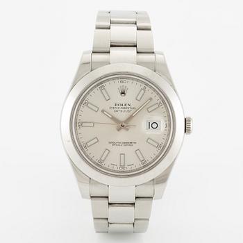 Rolex, Datejust II, wristwatch, 41 mm.