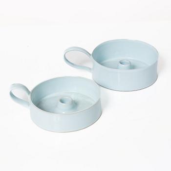 Kennet Williamsson, a set of eight ceramic pieces, signed.