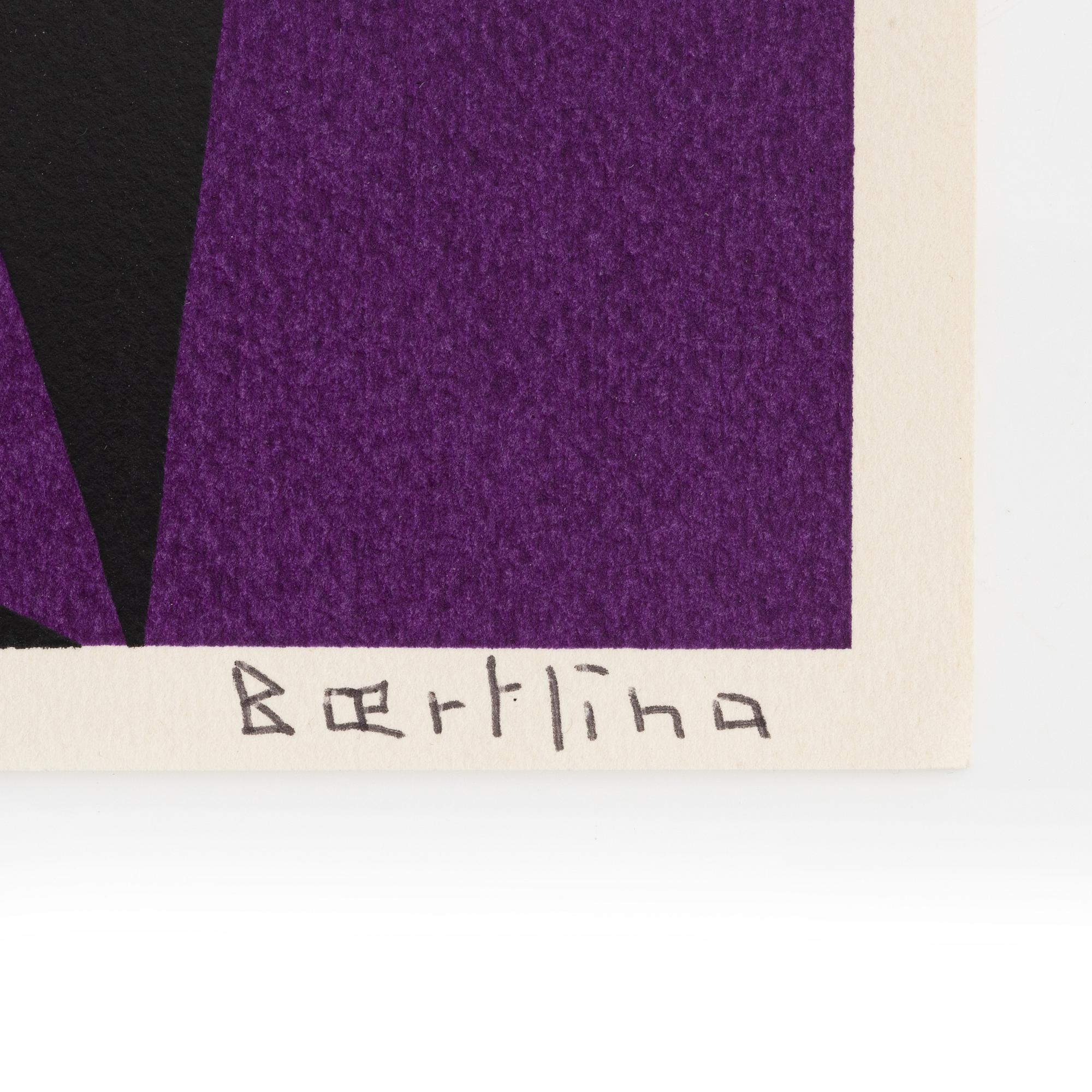 Olle Baertling, silkscreen in colours, 1962-68, signed 59/300.