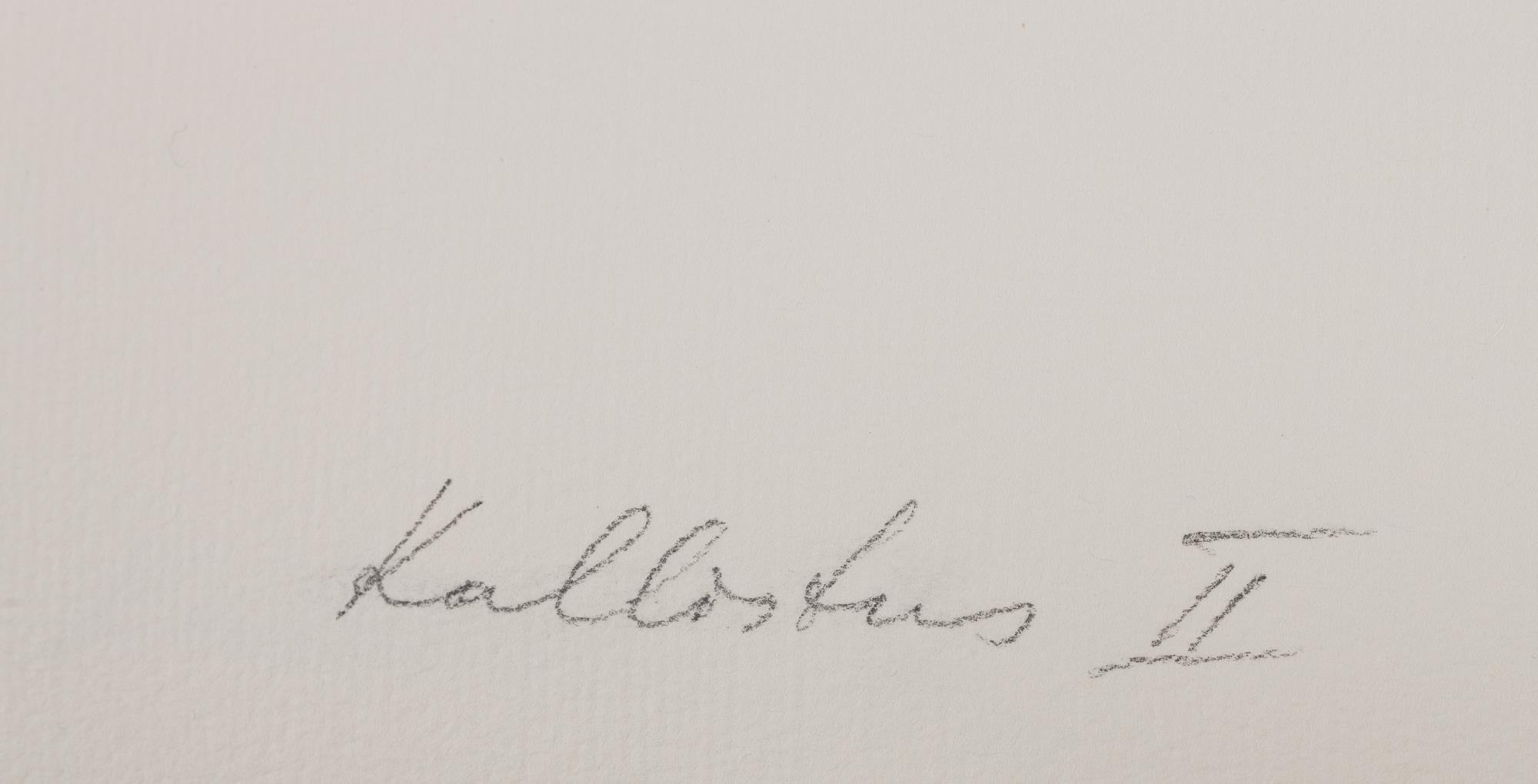 Raul Meel, "Kallistus-Omfamningen", Portfolio with 6 colour screenprints.