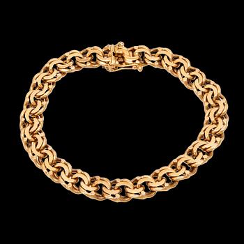 Armband Bismarck-länk 18K guld.