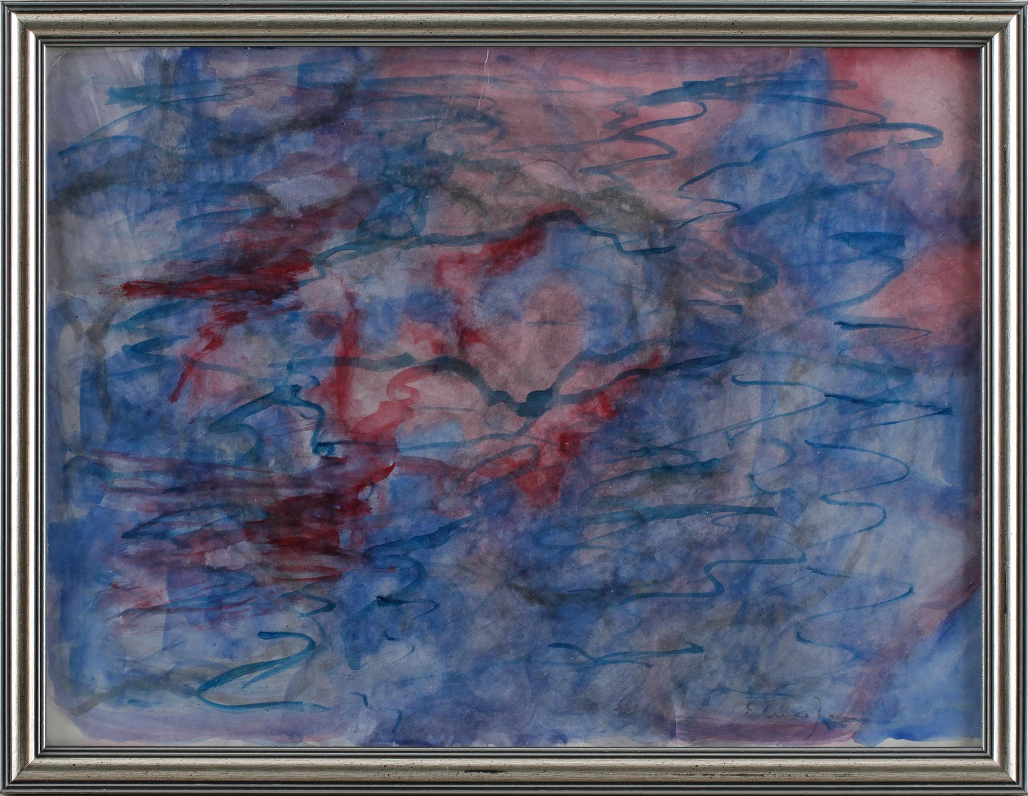 ELVIRE JAN-KOUYOUMDJIAN, akvarell, signerad.