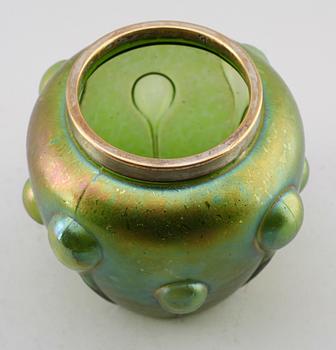 LOCKSKÅL, glas, omkring år 1900.