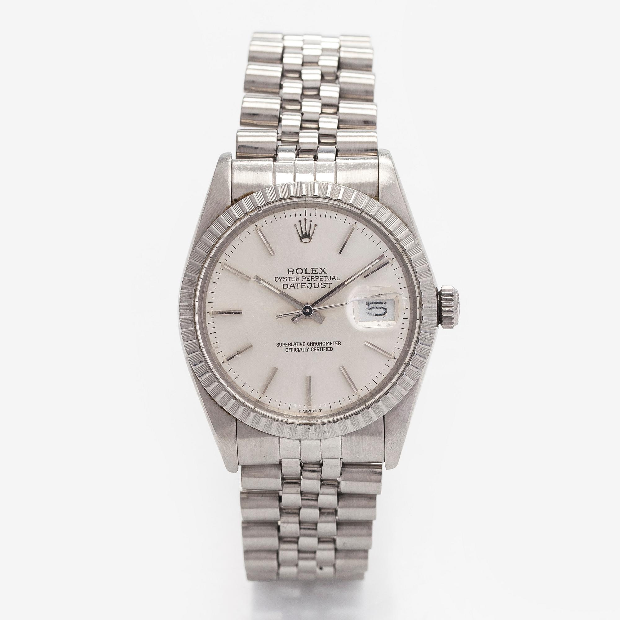 Rolex, Datejust, wristwatch, 36 mm.