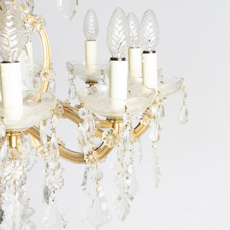 Ljuskrona, venetiansk stil, 1900-tal.