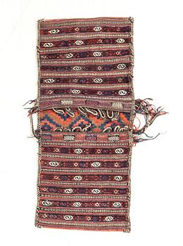 Saddle bag Afshar Khorjin semi-antique approx. 108x47 cm.